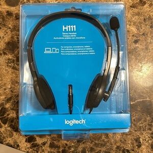 Logitech H111 Stereo Headset NEW